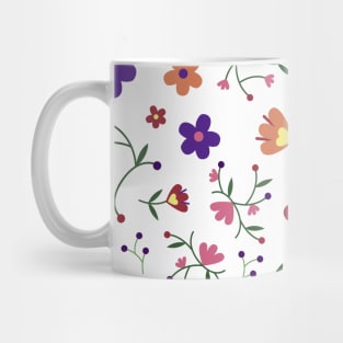 Colorful and beautiful abstract flowers Mug